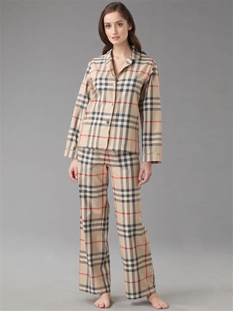 burberry plaid collar|Burberry pajamas for women.